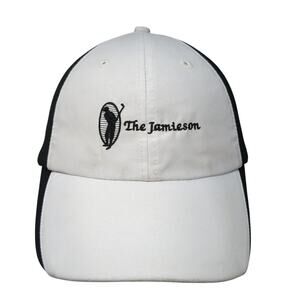 The Jamieson Strapback Baseball Cap White One Size Adjustable Page & Tuttle